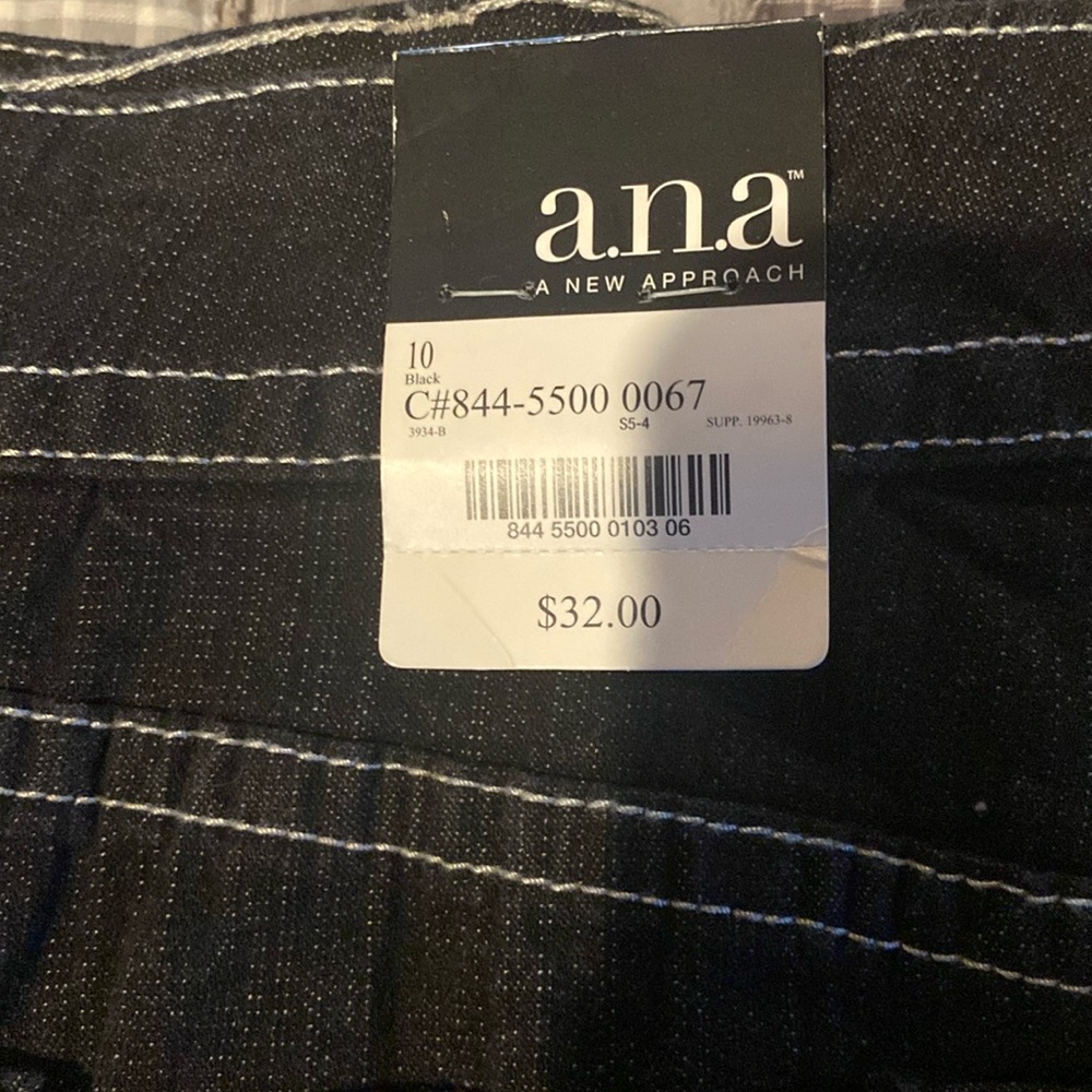 Women’s black denim skirt size 10 - Picture 4 of 5